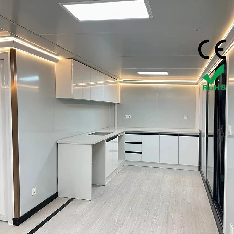 Prix de gros pas cher 20FT 40FT maison conteneur préfabriquée 3 histoires 3 6 chambres maisons préfabriquées Villa de luxe
