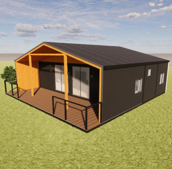 Maison Mobile préfabriquée de 20 pieds, petite maison d'hôtel, bureau, Villa préfabriquée, conteneur extensible avec toilettes pour australie, bon marché