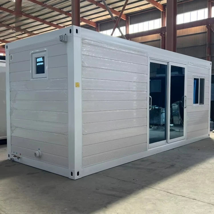 Une pièce, un hall, conteneur, Villa, Structure en acier légère, maison Mobile pour l'extérieur, bureau chez l'habitant, transfrontalier intégré