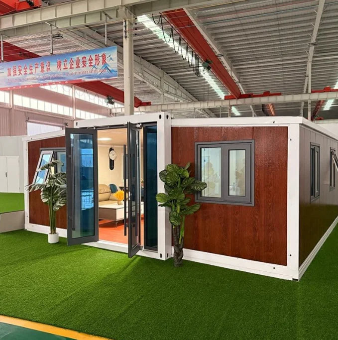 Maison Mobile préfabriquée de 20 pieds, petite maison d'hôtel, bureau, Villa préfabriquée, conteneur extensible avec toilettes pour australie, bon marché