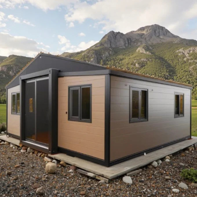 Maison Mobile préfabriquée de 20 pieds, petite maison d'hôtel, bureau, Villa préfabriquée, conteneur extensible avec toilettes pour australie, bon marché